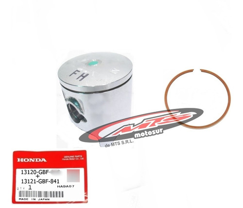 Kit Juego Piston Aro Original Honda Cr 80 R Moto Sur