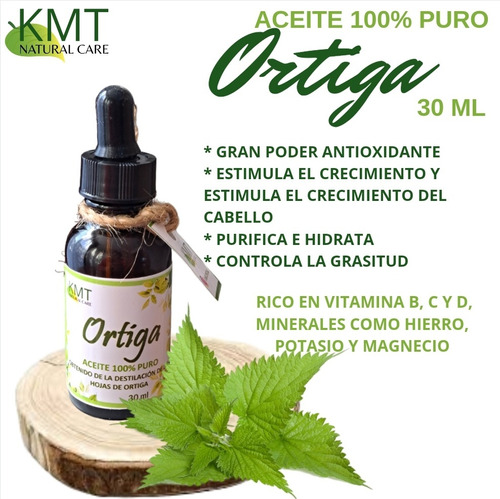 Ortiga Aceite 100% Puro - Piel Y Cabello