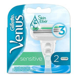 Cartuchos De Afeitar 2u Skin Elixir Sensitive Gillette Venus