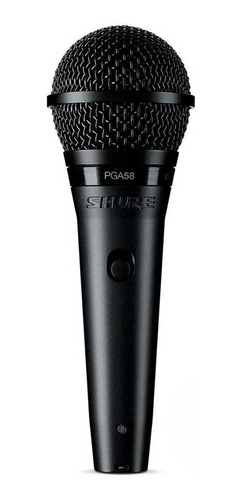 Microfone Shure Pga 58 - Nota Fiscal E 2 Anos De Garantia