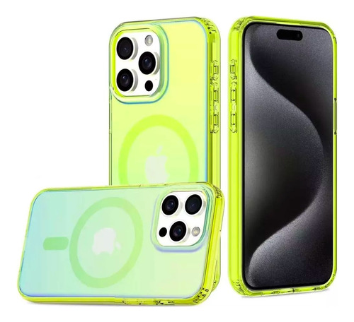 Funda Case Con Magsafe Para iPhone Colores Fosfo