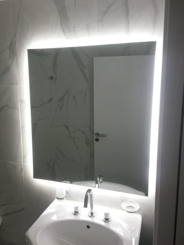 Espejo De Baño Con Luz Led 100x100.