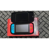 Nintendo Switch 32gb Standard Cor  Vermelho-néon, Azul-néon E Preto