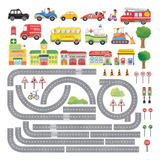 Decowall, The Road Y Cars Calcomanias Para La Pared Stickers