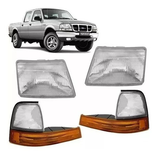 Optica Con Giros Ford Ranger 1998 1999 2000 2001 2003 2004