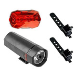 Farol Bike Absolute Jy-7058 + Pisca Traseiro 6090t Led Promo