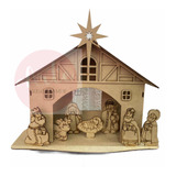 Pesebre Navideño   Nacimiento Mdf Grande