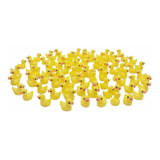 100 Piezas De Resina Pato Miniatura Slime Charms Mini Duckie
