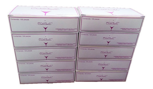 10 Cajas De Condones Possess (1000 Preservativos)