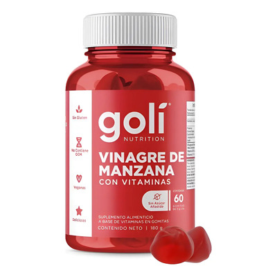 Gomitas Vitaminas Goli Vinagre De Manzana Sin Gluten 60 Unidades | MercadoLibre