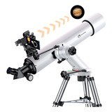 Telescopio 100mm 900mm Fl Con Sistema Estrellas Ios/android