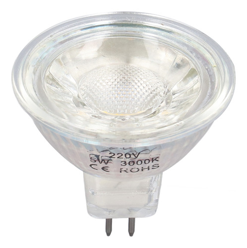 Bombilla De Dormitorio, 5 W, Led Cob, Cristal Mr16, Regulabl