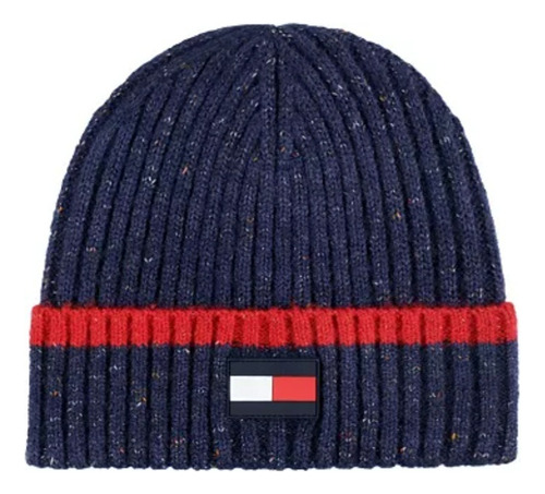 Boina Gorro Tommy Hilfiger Hombre Azul Unitalla Nuevo