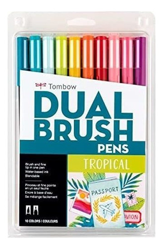 De Marcadores Artísticos Tombow 56189 Doble Pincel, Diseño T