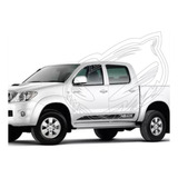 Calco Vinilo Toyota Hilux Laterales (kit Completo) Samuray