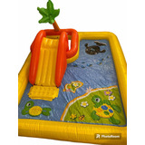 Pileta Tobogán Inflable Infantil Ocean Playcenter 4581 Inter