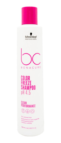 Schwarzkopf Shampoo Color Freeze Sin Sulfato Cabello Teñido