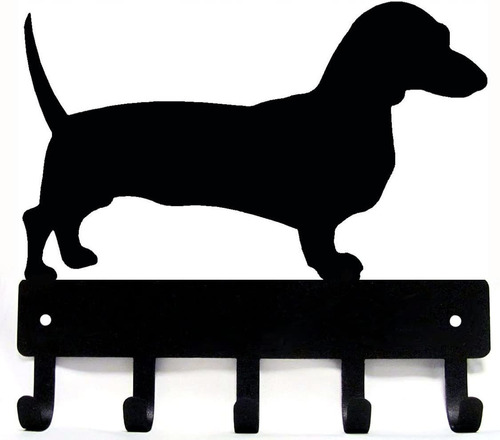 The Metal Peddler Perro Salchicha  Llavero Para Pared  Peq