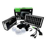 Kit Panel Solar Camping 3 Bombillas Usb Linterna Gdlite