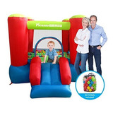 Juego Inflable Para Niños Alberca Pelotas Malla Protectora