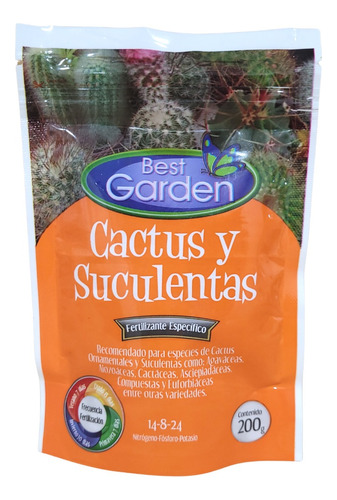 Fertilizante Especifico Para Cactus Y Suculentas 200gr