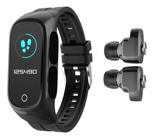 Pulsera Con Auricular Bluetooth Smart Watch Tws 2 En 1