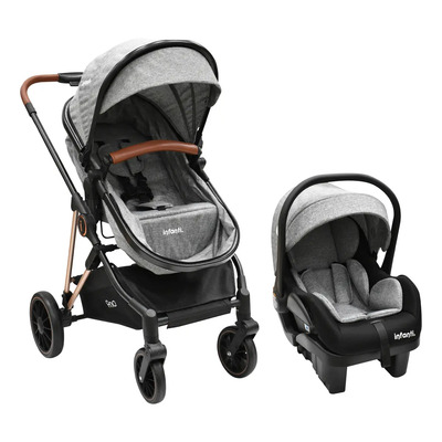 Infanti Carriola Sistema De Viaje Ana Convertible A Bambineto Color Gris | Meses sin interés