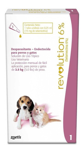 Revolution Perro Gato Menos 2,5kg Protege Interna Externa