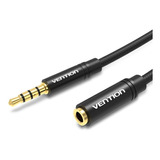 Cable Extensor Audio Auxiliar Plug 3,5 Mm 3 Metros Vention