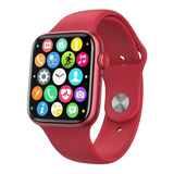 Smartwatch X-time Sw56 1.69  Caja  Roja, Malla  Roja De  Silicona