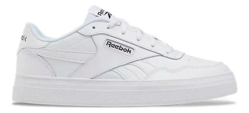 Tenis Reebok Court Advance Bold Classic De Mujer En Blanco