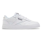 Tenis Reebok Court Advance Bold Classic De Mujer En Blanco