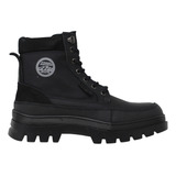 Botas Jeep Hombre Negras Tacticas Lona Piel 1701 Originales