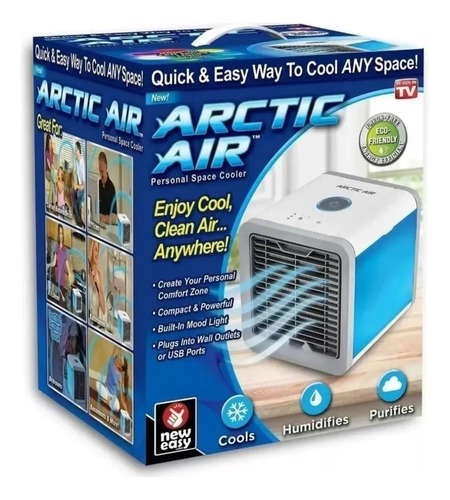 Aire Acondicionado Portatil Refrigerador Personal Artic Air