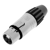 Ficha Canon Xlr Hembra Conector 3 Pines Mic Seetronic Scsf3