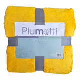 Manta Plumetti Flannel (127 X 152 Cm) Color Amarilo