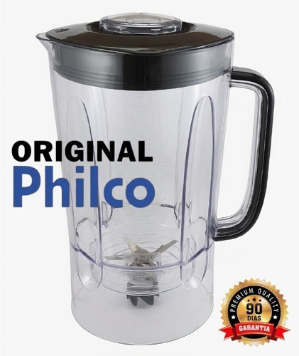 Copo De Liquidificador Philco Plq1400 Preto Original