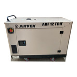 Generador Diesel Arvek Akf 12 Trifásico - 10 Kva Cabinado