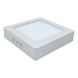 Panel Led Foco Plafón Techo Cuadrado 12w 220v