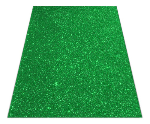  Fomi Foami Escarchado Verde Pliego 100x70cm - 10 Unidades