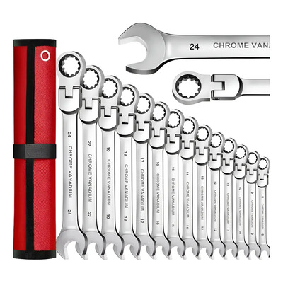 Kit De Llaves De Matraca Mecánicas 8-24 Mm 14 Piezas Terracota | Meses sin interés