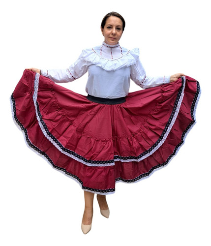 Vestido Regional Disfraz De Chihuahua Para Mujer 