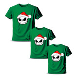 Poleras Manga Corta Pack Navidad Familiar D9 