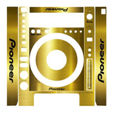 Kit De Adesivos Skin Cdj-850 Pioneer Gold (dourado)