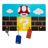 Porta Chaves Super Mario Bros Decorativo Com Ímãs