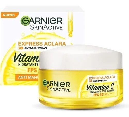 Crema Hidratante Garnier Skinactive Express Aclara Vit C