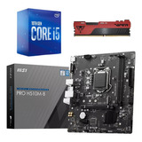 Kit Upgrade Gamer Intel I5 10400f + H510m + 2x8gb 3200mhz