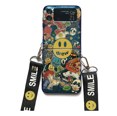 Founda For Samsung Galaxy Zflip 1-5 Caricatura Crossbody