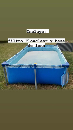 Pileta De Lona Pelopincho 1043 + Filtro Flowclear