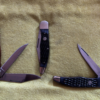 Navaja Boker Arbolito Acero, Hueso (negro Y Naranja) | MercadoLibre